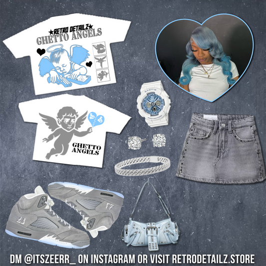 Wolf Grey - Ghetto Angels Tee