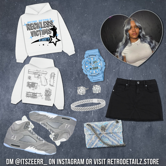 WOLF GREY - Reckless Victims Hoodie