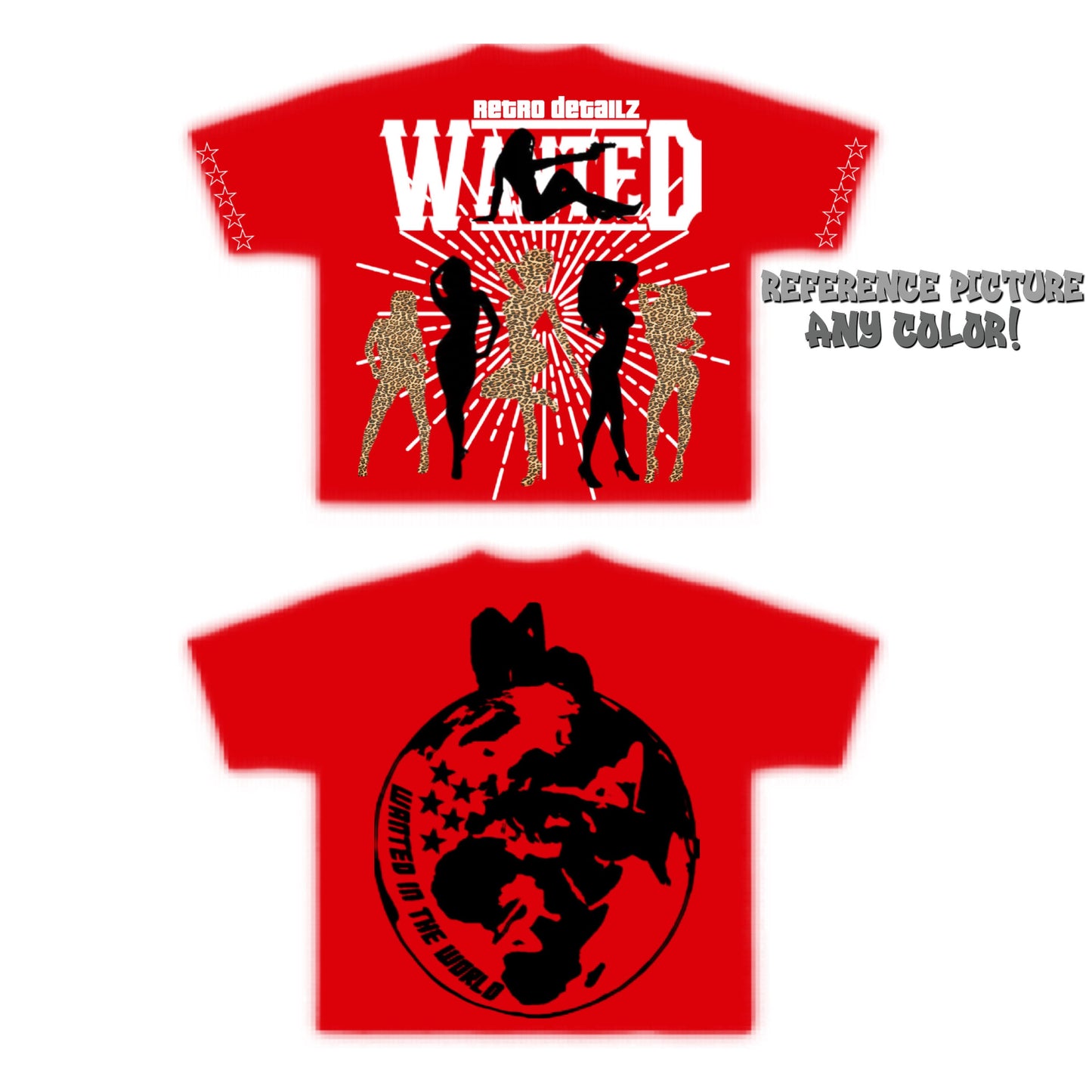 Custom Wanted Tee