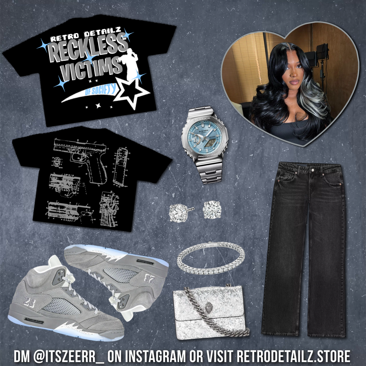 Wolf Grey - Reckless Victims Tee