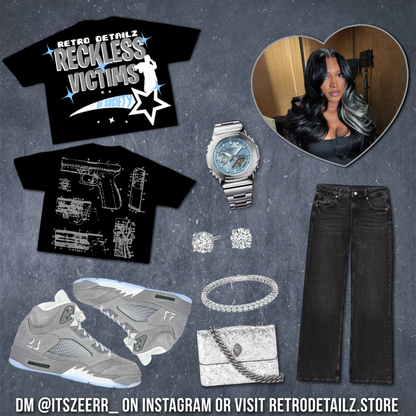 Wolf Grey - Reckless Victims Tee