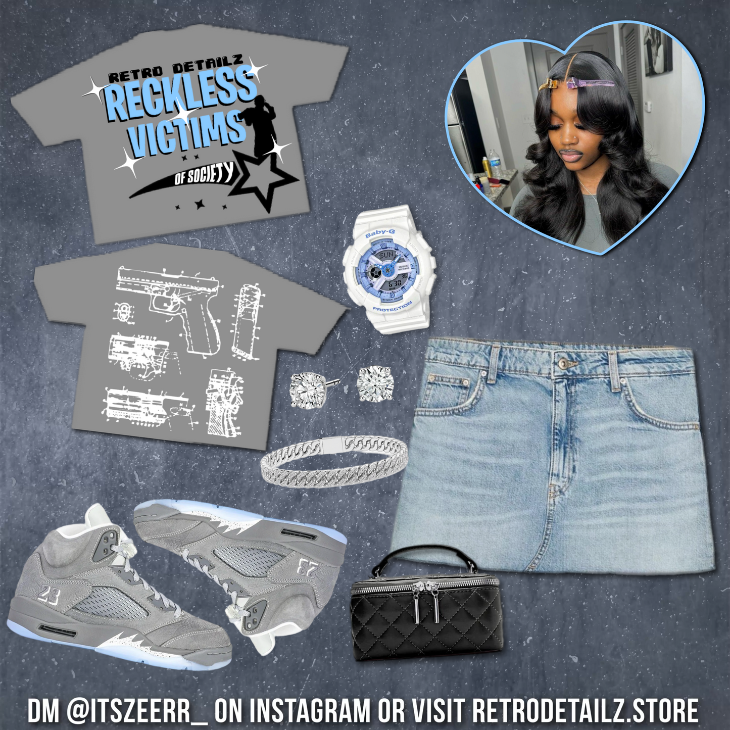 Wolf Grey - Reckless Victims Tee