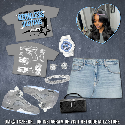 Wolf Grey - Reckless Victims Tee